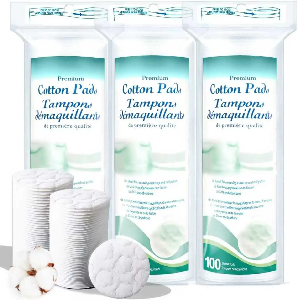Premium Cotton Rounds 300 Count Pure Natural Facial Cleansing Makeup Nail Polish Remover
Premium Cotton Rounds 300 Count Pure Natural Facial Cleansing Makeup Nail Polish Remover