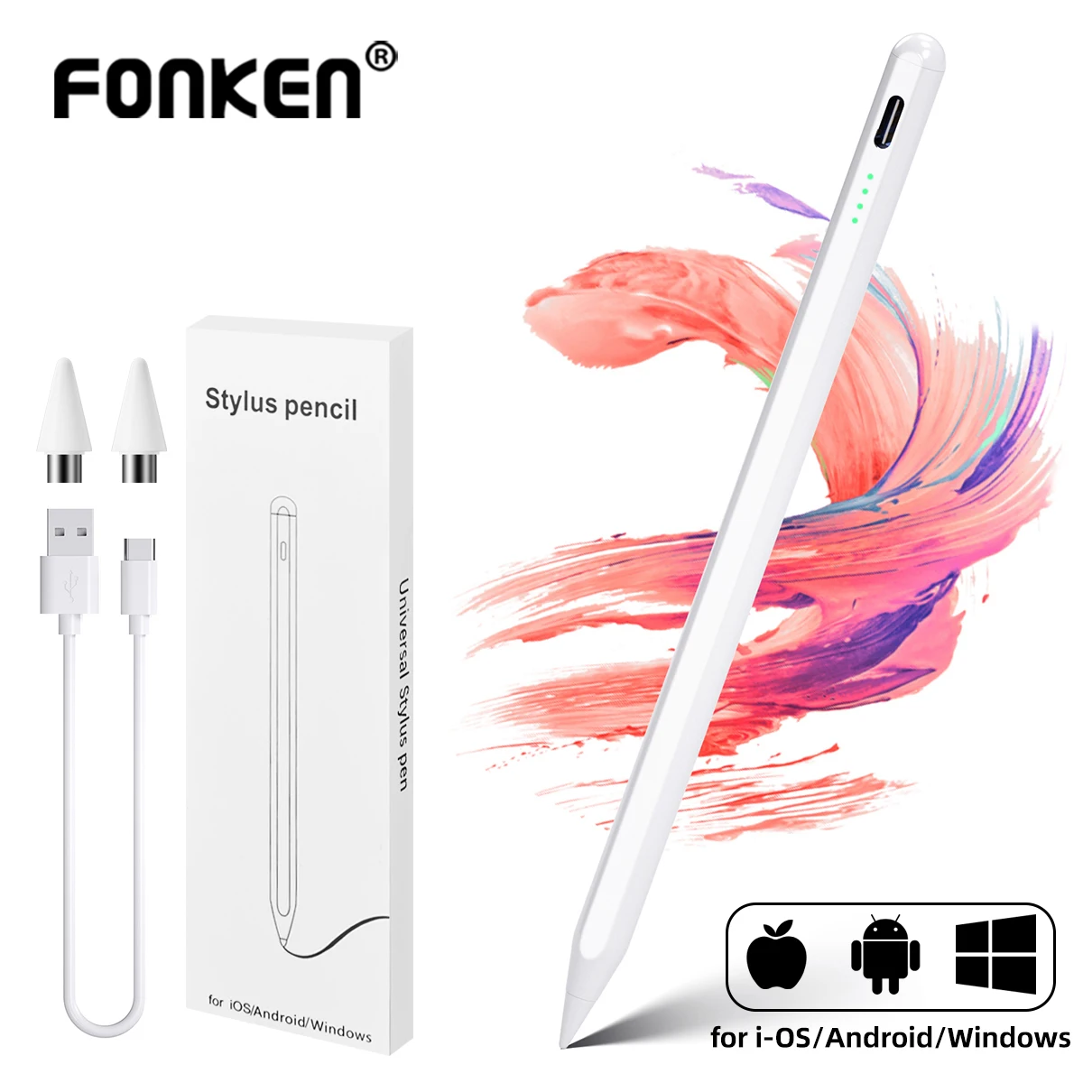 Universal Capacitive Pen for Ios/android/windows Tablet and Mobile Phone Drawing Writing Pen for Samsung Huawei Xiaomi
Universal Capacitive Pen for Ios/android/windows Tablet and Mobile Phone Drawing Writing Pen for Samsung Huawei Xiaomi