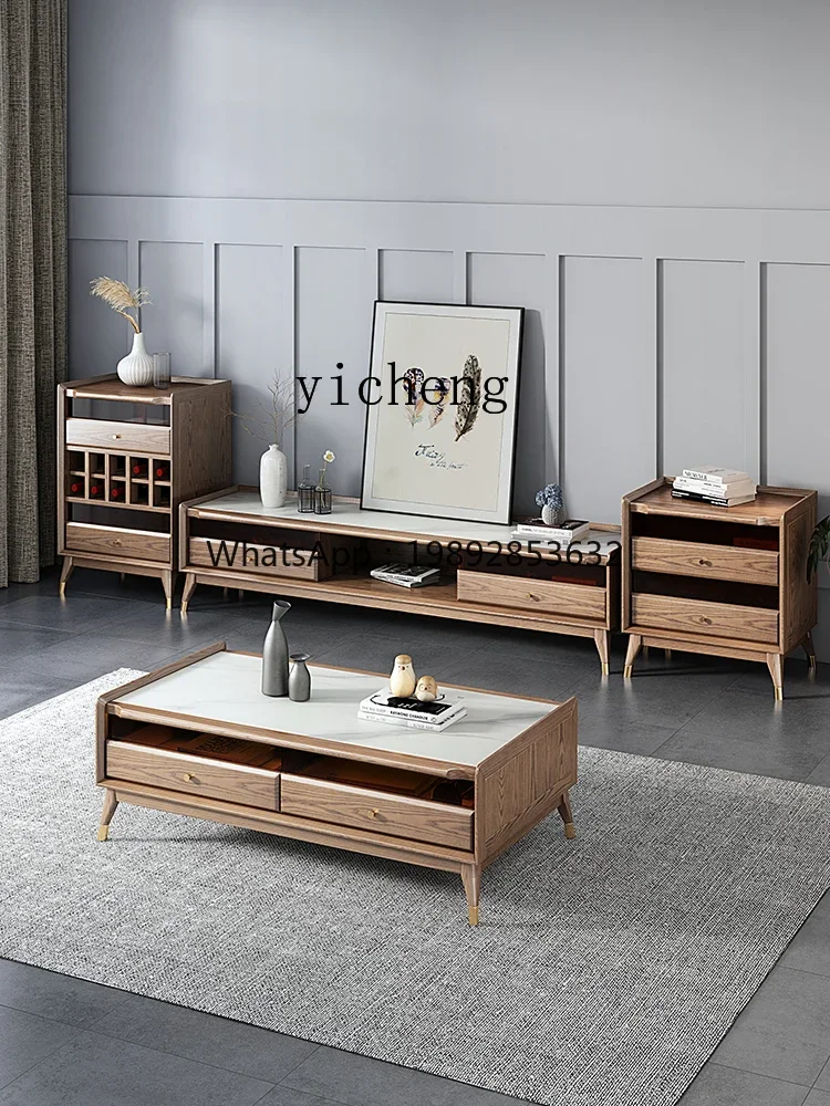 solid wood rock slab embedded coffee table TV cabinet combination living room new Chinese tea table
solid wood rock slab embedded coffee table TV cabinet combination living room new Chinese tea table
