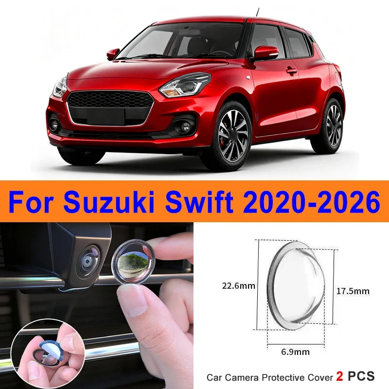 360 Reverse Image Car Camera Cover Anti-Scratch PC Lens Protector Stickers For Suzuki Swift 2020-2026 2Pcs
360 Reverse Image Car Camera Cover Anti-Scratch PC Lens Protector Stickers For Suzuki Swift 2020-2026 2Pcs