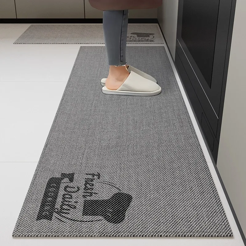 Kitchen Carpet Non-slip Wear-resistant Waterproof Floor Mat Gray Minimalist Pattern Rug Long Size Home Decoration Foot Mats 양탄자
Kitchen Carpet Non-slip Wear-resistant Waterproof Floor Mat Gray Minimalist Pattern Rug Long Size Home Decoration Foot Mats 양탄자