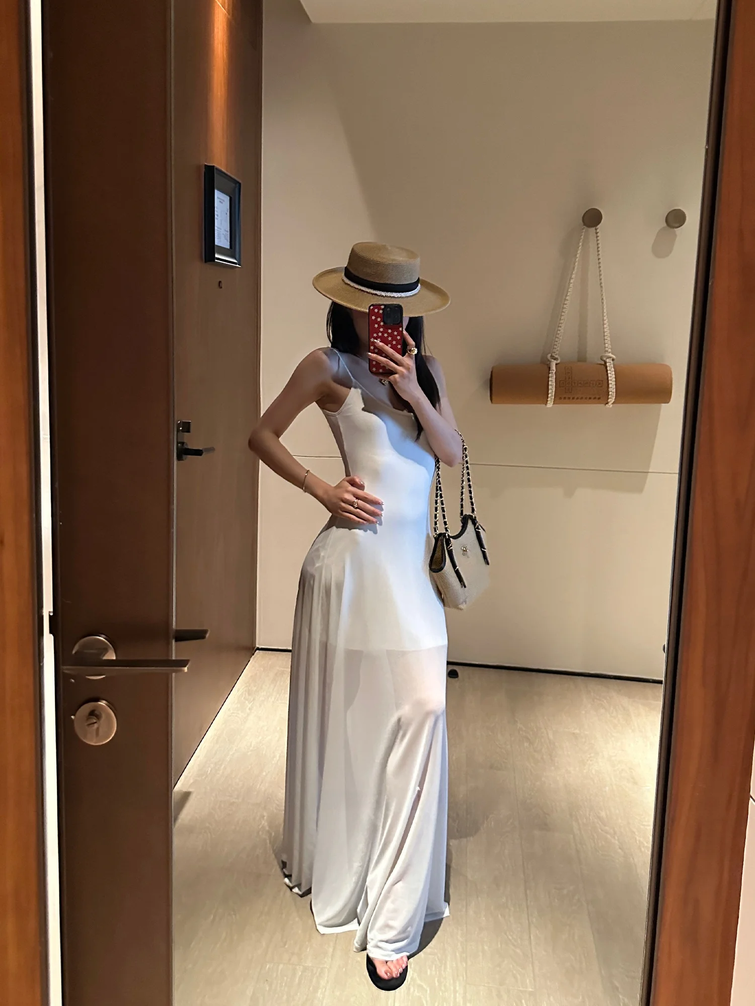 Falin X Casual Style Off-Shoulder Mesh Dress Women's Splice Fake Two-Piece Summer Leisure Holiday Waist Cinching Slim Long Dress
Falin X Casual Style Off-Shoulder Mesh Dress Women's Splice Fake Two-Piece Summer Leisure Holiday Waist Cinching Slim Long Dress