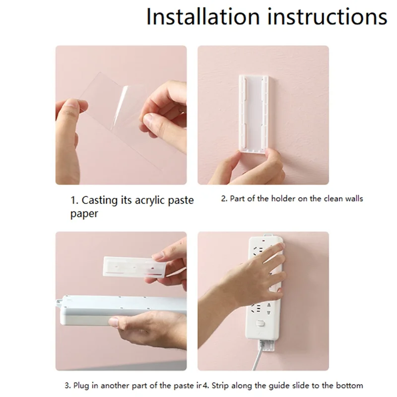 F-T 16 Pcs Punch Free Socket Holder Power Strip Holder Fixator Self-Adhesive Socket Holder Socket Holders Organizers
F-T 16 Pcs Punch Free Socket Holder Power Strip Holder Fixator Self-Adhesive Socket Holder Socket Holders Organizers