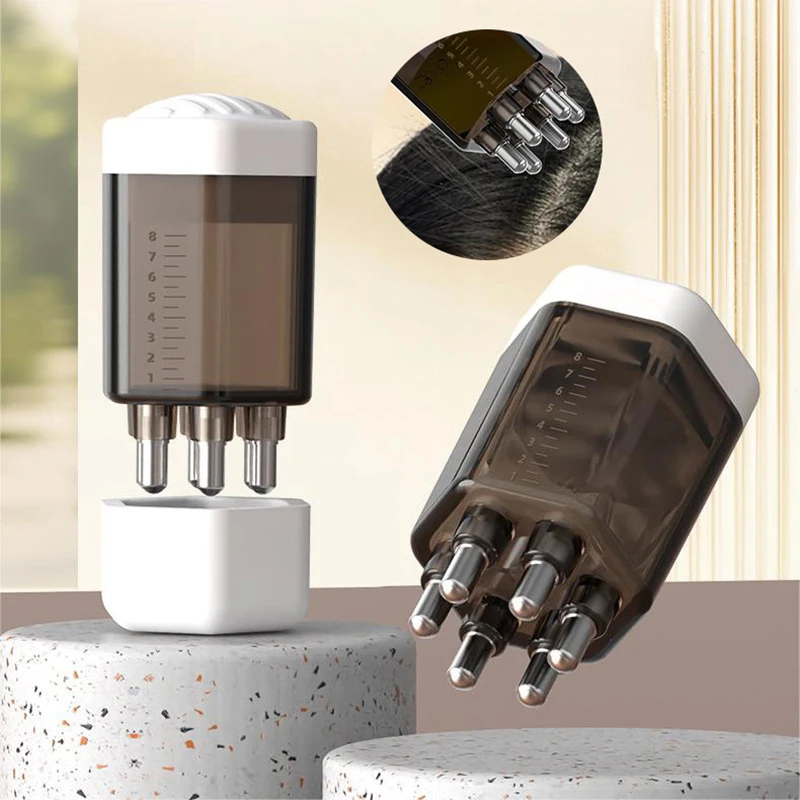 6 Needle Scalp Applicator Liquid Comb For Scalp Treatment Essential Oil Liquid Guiding Massager Comb Hair Growth Serum Oil Apply
6 Needle Scalp Applicator Liquid Comb For Scalp Treatment Essential Oil Liquid Guiding Massager Comb Hair Growth Serum Oil Apply