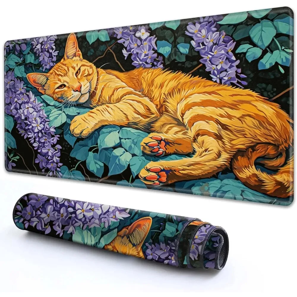 CUTE Cat in Wisteria Design Playmat Коврик для карточных игр Нескользящая резиновая основа 24x14 дюймов игровой коврик для TCG MTG и других игровых ковриков для карточных игр
CUTE Cat in Wisteria Design Playmat Коврик для карточных игр Нескользящая резиновая основа 24x14 дюймов игровой коврик для TCG MTG и других игровых ковриков для карточных игр