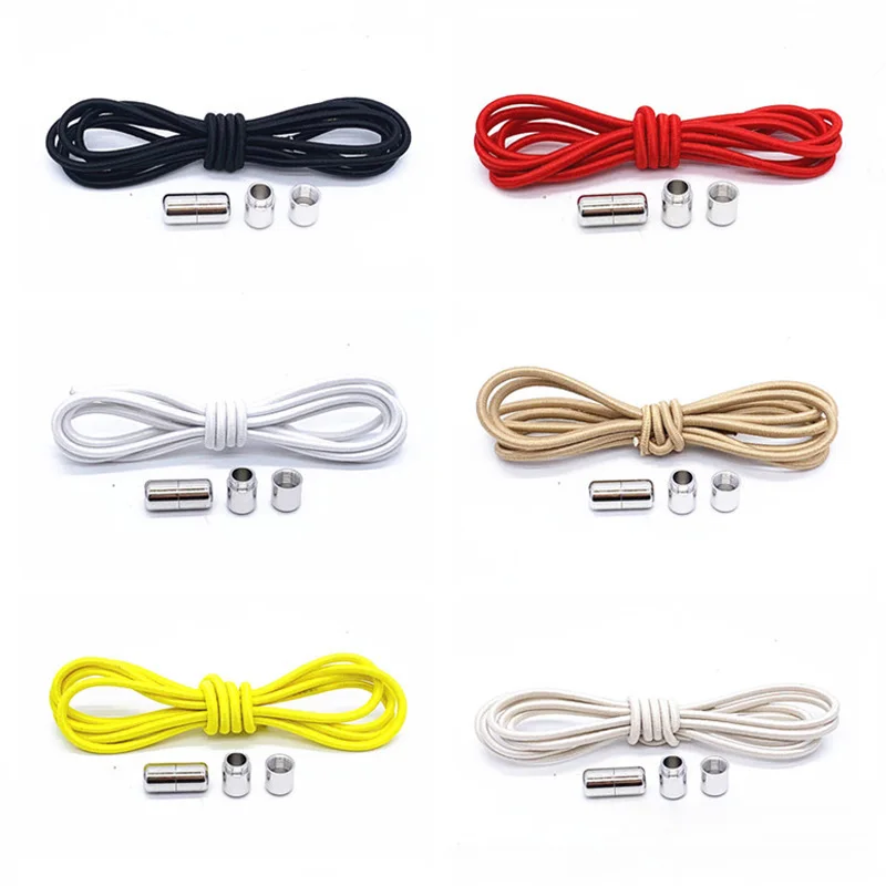 120cm Elastic No Tie Shoelaces Solid Color Flat Shoe Laces Sneakers Shoelace Metal Lock Lazy Laces for Kids Adult Fits all Shoes
120cm Elastic No Tie Shoelaces Solid Color Flat Shoe Laces Sneakers Shoelace Metal Lock Lazy Laces for Kids Adult Fits all Shoes