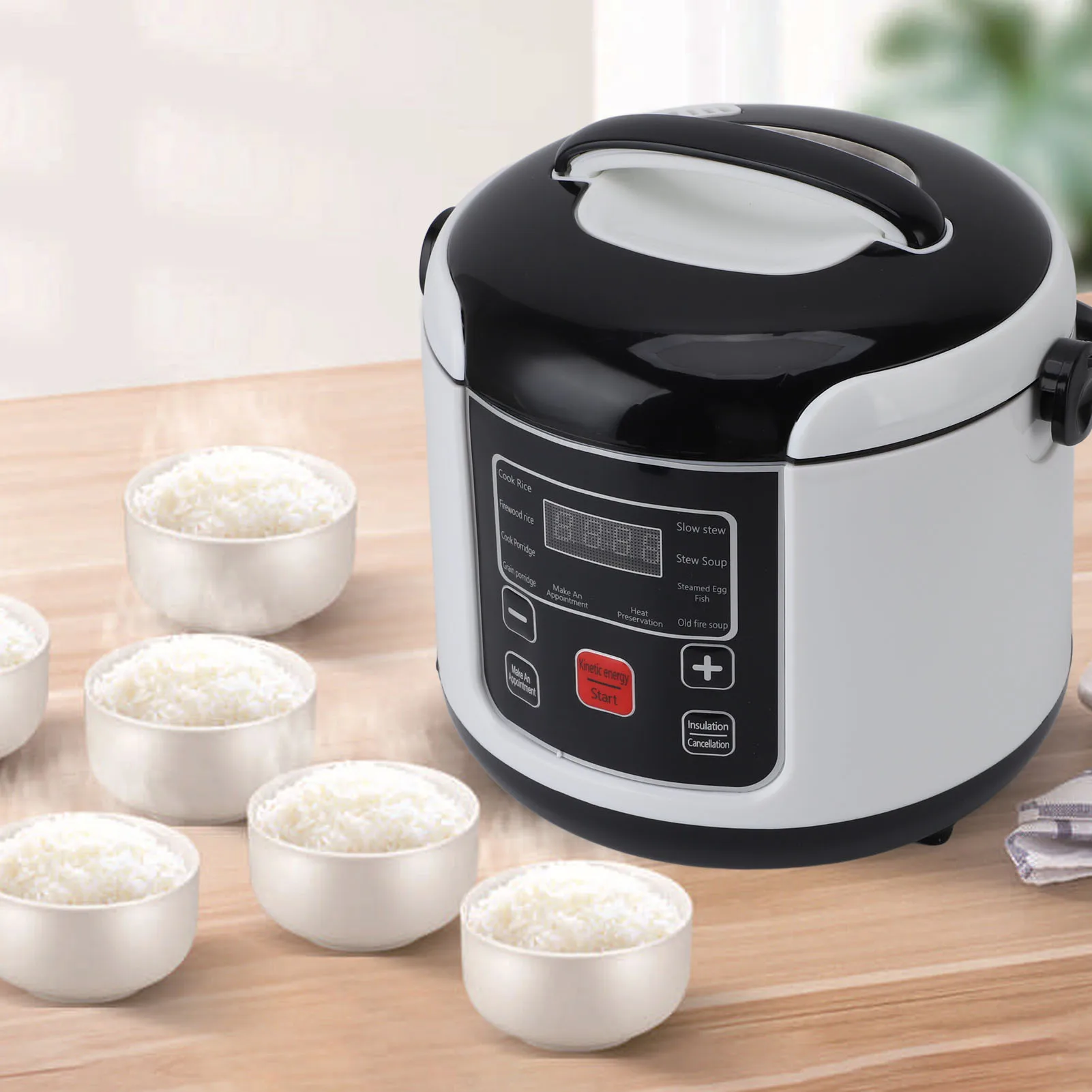 Car Rice Cooker 2L Portable Stick Proof Multifunctional Rice Cooker with Inner Pot Steam Basket for Travel 12V Rice Cooker
Car Rice Cooker 2L Portable Stick Proof Multifunctional Rice Cooker with Inner Pot Steam Basket for Travel 12V Rice Cooker