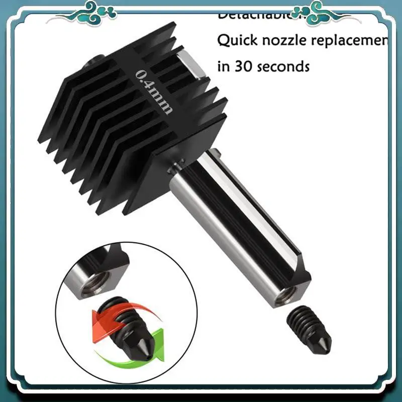 Премиум-обновление A1/A1 Mini 0,4 мм Hotend Kit, с дополнительным силиконовым носком из 2 шт., 1 шт. дополнительным сопло 0,2 мм, 0,4 мм, 0,6 мм, 0,8 мм
Премиум-обновление A1/A1 Mini 0,4 мм Hotend Kit, с дополнительным силиконовым носком из 2 шт., 1 шт. дополнительным сопло 0,2 мм, 0,4 мм, 0,6 мм, 0,8 мм