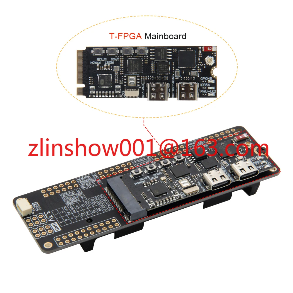 T-FPGA Shield for ESP32-S3 FPGA Development Board RTOS Operation System Battery Holder Expansion Development Features