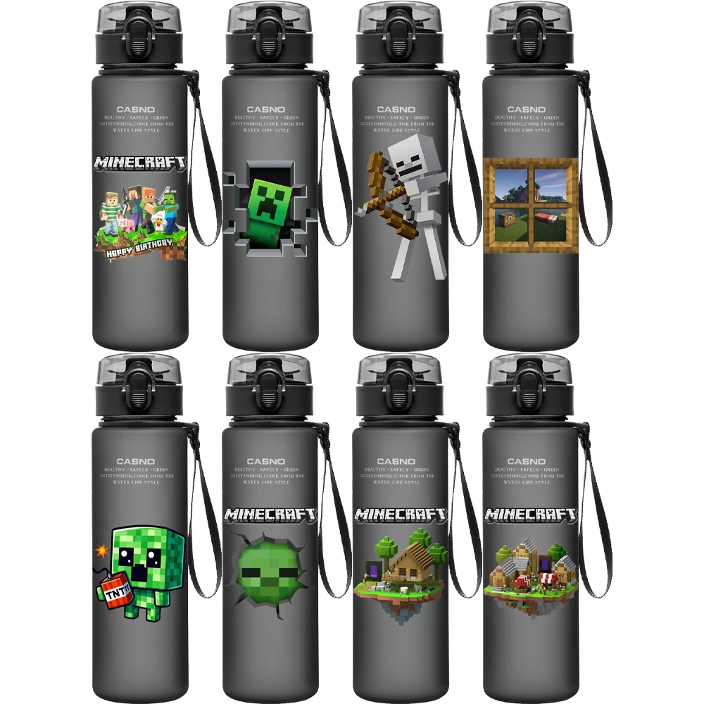 560ML Game Minecraft Pixel Style Decoration Water Cup Summer Portable Large Capacity Outdoor Plastic Sports Water Bottle Gift
560ML Game Minecraft Pixel Style Decoration Water Cup Summer Portable Large Capacity Outdoor Plastic Sports Water Bottle Gift