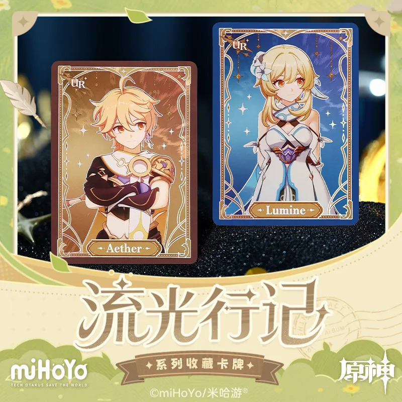 Mihoyo Genshin Impact Glow Travel Series Collection Cards Ur Aether Lumine Anime Game Character Collectibles For Anime Game Fans
Mihoyo Genshin Impact Glow Travel Series Collection Cards Ur Aether Lumine Anime Game Character Collectibles For Anime Game Fans