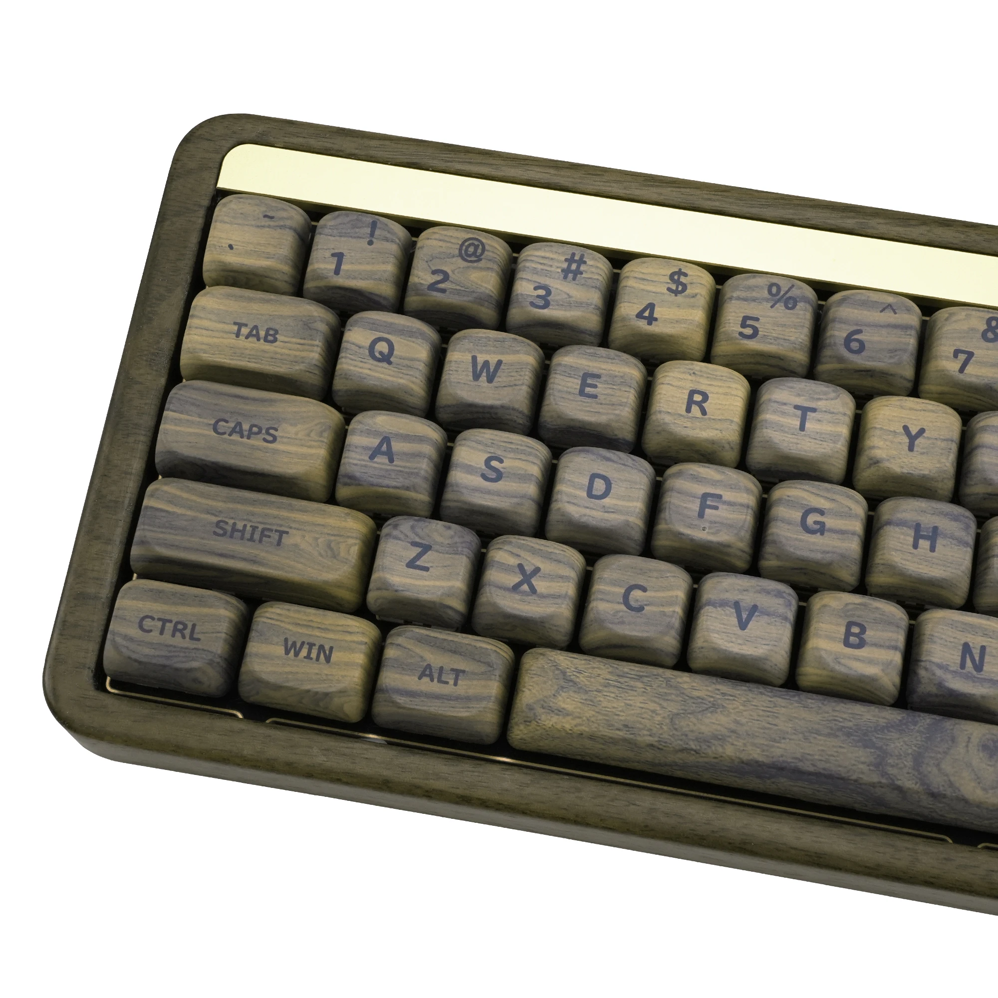 MOA Wooden Keycaps Light Walnut Wood Grain Design 5-sided Dye-sub 130 Keys Compatible with ANSI/ISO layout Cherry MX keyboards
MOA Wooden Keycaps Light Walnut Wood Grain Design 5-sided Dye-sub 130 Keys Compatible with ANSI/ISO layout Cherry MX keyboards
