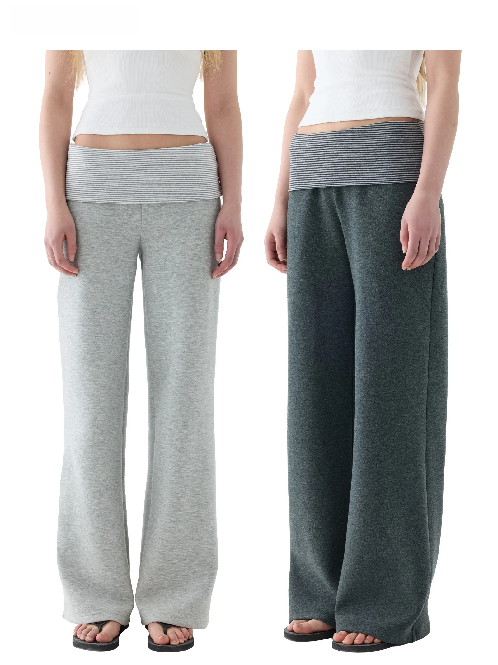 Removable Air Layer Loose Casual Pants Striped Patchwork Waist Low Waist Polyester Fiber Blend Comfortable Winter Trousers
Removable Air Layer Loose Casual Pants Striped Patchwork Waist Low Waist Polyester Fiber Blend Comfortable Winter Trousers