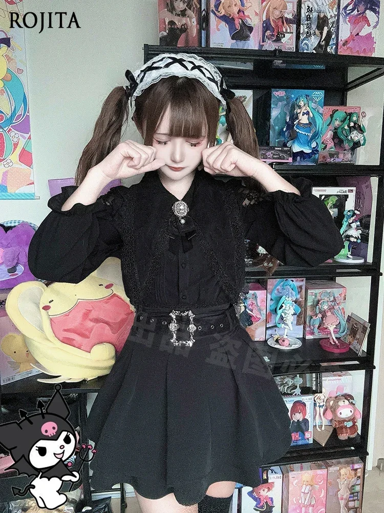 Mine Series Mass-produced Red and Black Two-color Women's Organ Pleated Long-sleeved Shirt Strap Skirt Sets Women Outfits
Mine Series Mass-produced Red and Black Two-color Women's Organ Pleated Long-sleeved Shirt Strap Skirt Sets Women Outfits