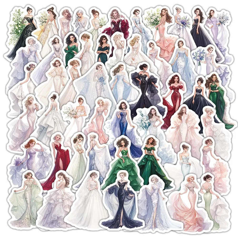 10/54PCS Creative Wedding Dress Doodle Girl Heart Sticker Cartoon Beautiful Decorative Decal DIY Mobile Shell Desk Scrapbook
10/54PCS Creative Wedding Dress Doodle Girl Heart Sticker Cartoon Beautiful Decorative Decal DIY Mobile Shell Desk Scrapbook