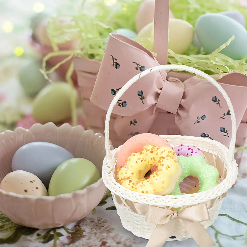 2 Pcs Hand-woven Flower Basket 16X20cm Light Coffee Wedding Girl Baskets Storage Favors Woven Handle Fruit Bread Basket
2 Pcs Hand-woven Flower Basket 16X20cm Light Coffee Wedding Girl Baskets Storage Favors Woven Handle Fruit Bread Basket