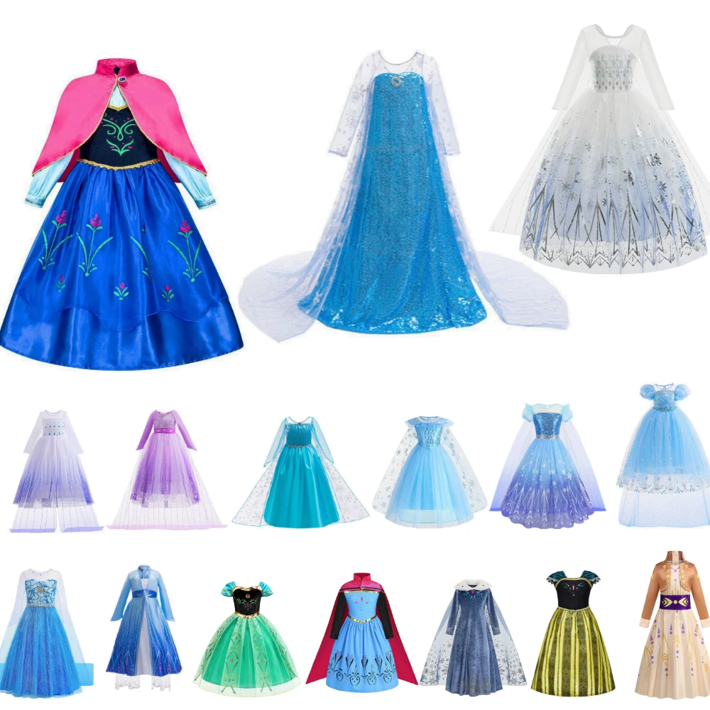 Wholesale Birthday Costume Girl Snow Queen Halloween Carnival Fancy Dress for Cosplay Princess Dresses Long Sleeve
Wholesale Birthday Costume Girl Snow Queen Halloween Carnival Fancy Dress for Cosplay Princess Dresses Long Sleeve