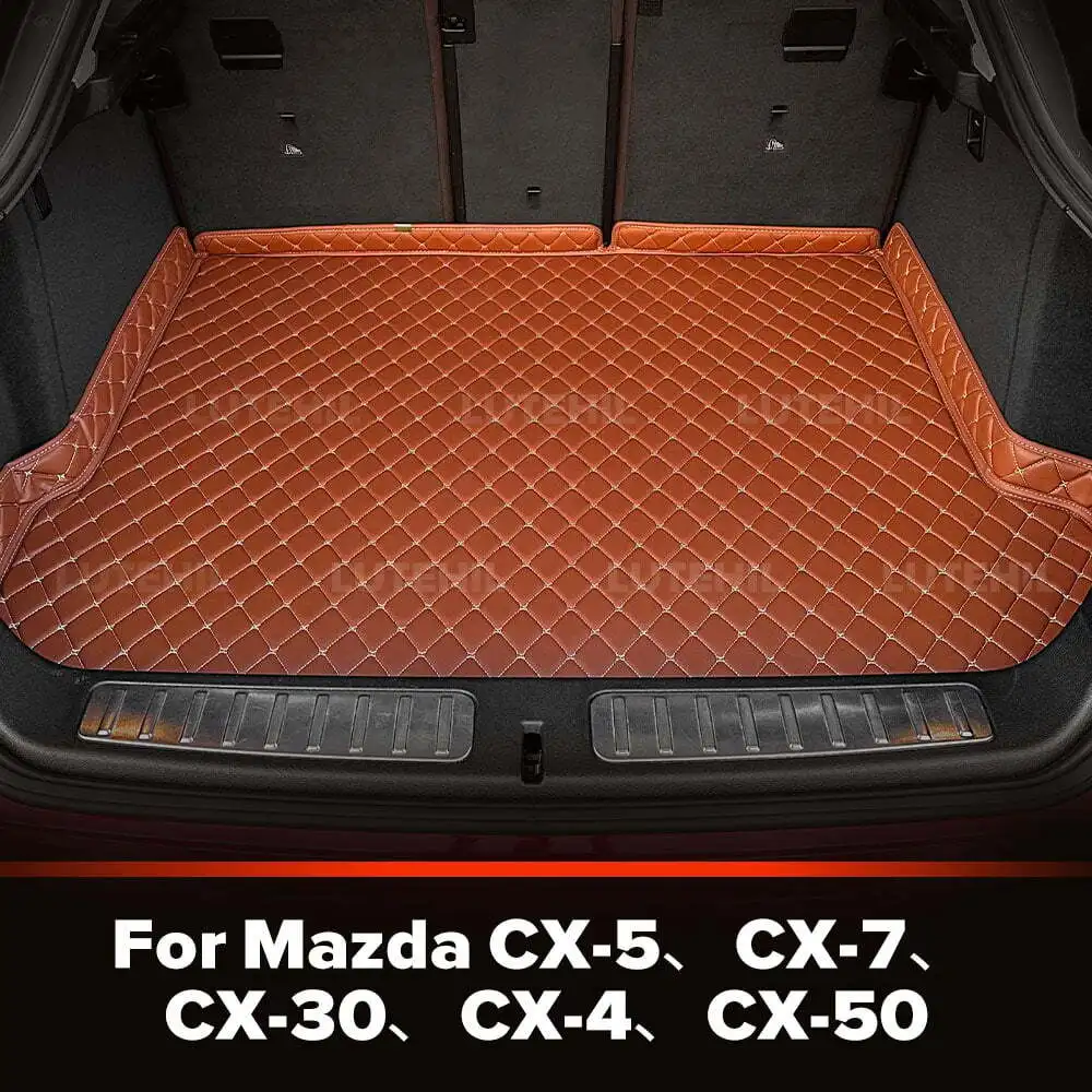 Для Mazda CX-5、CX-7、CX-30、CX-4、CX-50 Коврик в багажник автомобиля на заказ, противогрязная накладка, защитная накладка, вкладыш для багажника, автомобильные аксессуары для интерьера
Для Mazda CX-5、CX-7、CX-30、CX-4、CX-50 Коврик в багажник автомобиля на заказ, противогрязная накладка, защитная накладка, вкладыш для багажника, автомобильные аксессуары для интерьера