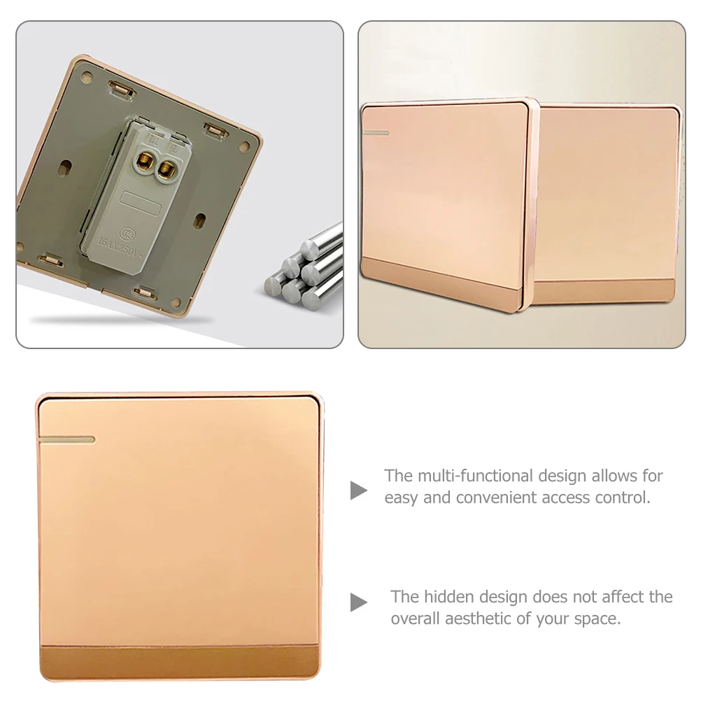 Doorbell Button Replacement Go Out Wall Plate for Wall-mounted Panel with Integrated
Doorbell Button Replacement Go Out Wall Plate for Wall-mounted Panel with Integrated