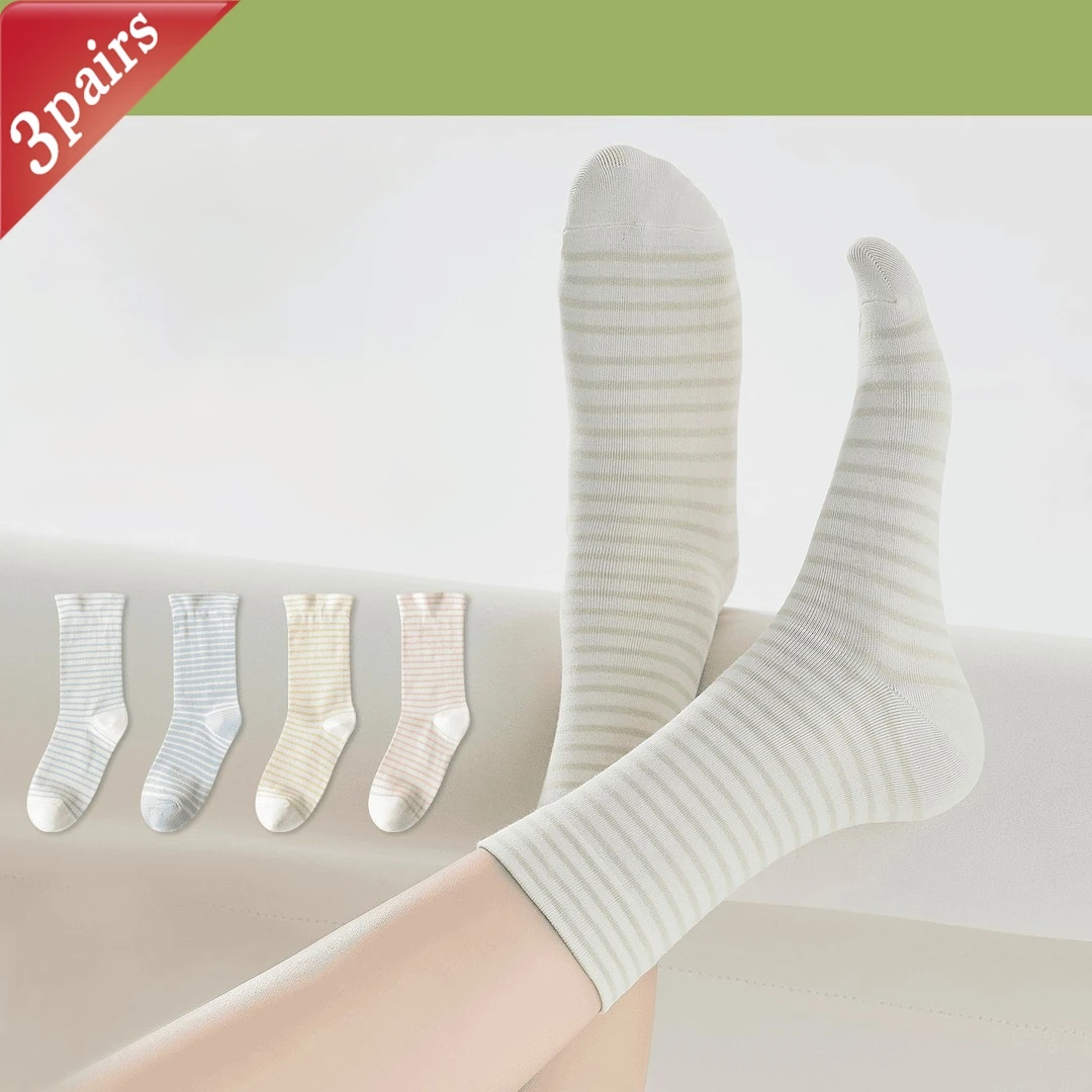 3 pairs women's socks spring autumn white versatile fashion pile socks odor and sweat absorption comfortable middle tube socks
3 pairs women's socks spring autumn white versatile fashion pile socks odor and sweat absorption comfortable middle tube socks