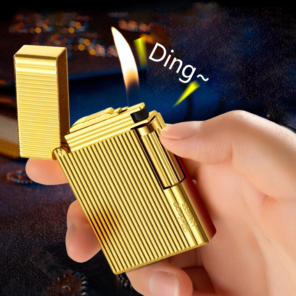 Creative Metal Windproof Bright Sound Refillable Gas Lighter Grinding Wheel Flint Tobacco Lighters Cigarette Accessories
Creative Metal Windproof Bright Sound Refillable Gas Lighter Grinding Wheel Flint Tobacco Lighters Cigarette Accessories