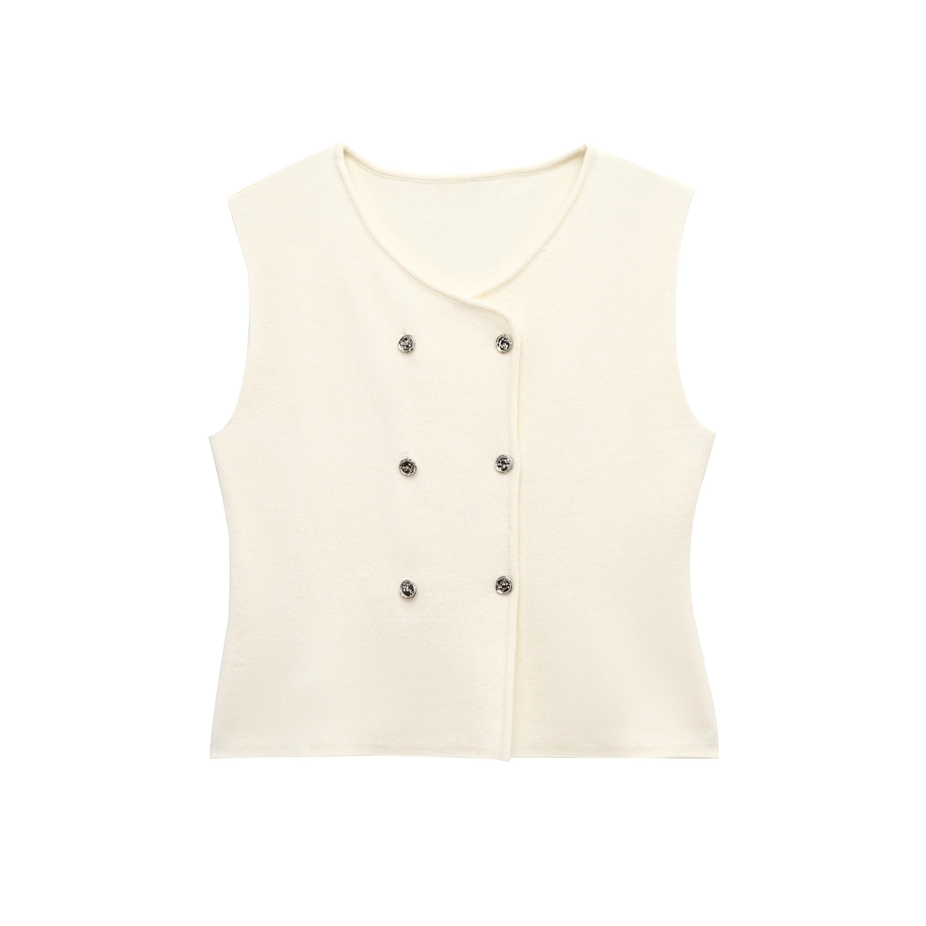 BM&MD&ZA Womens Knit Sleeveless Vest Button Detail Design Round Neck Stylish Slim Fit Ladies Fashion Knitwear Top
BM&MD&ZA Womens Knit Sleeveless Vest Button Detail Design Round Neck Stylish Slim Fit Ladies Fashion Knitwear Top