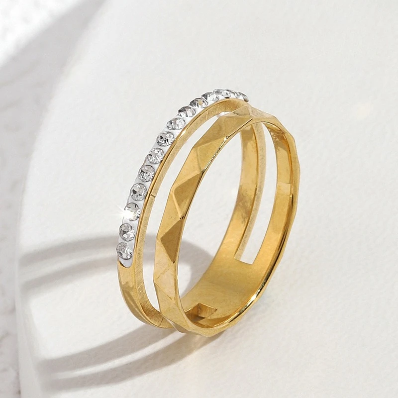 Stainless Steel Cut Jewelry Multi-faceted Diamond-shaped Single-row Terracotta Diamond Exquisite Ring 2025 Wedding Bague Femme
Stainless Steel Cut Jewelry Multi-faceted Diamond-shaped Single-row Terracotta Diamond Exquisite Ring 2025 Wedding Bague Femme