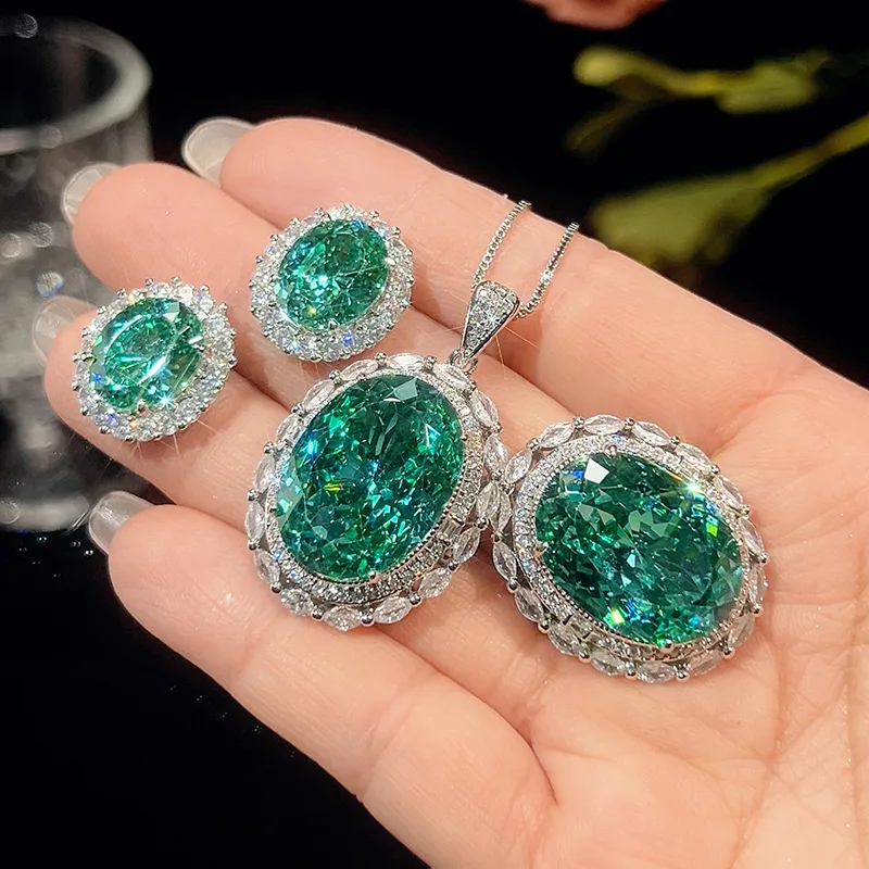 18K Gold Plated Simulation Bird's Nest Chepala Green Earrings Ring Pendant Necklace Set
18K Gold Plated Simulation Bird's Nest Chepala Green Earrings Ring Pendant Necklace Set