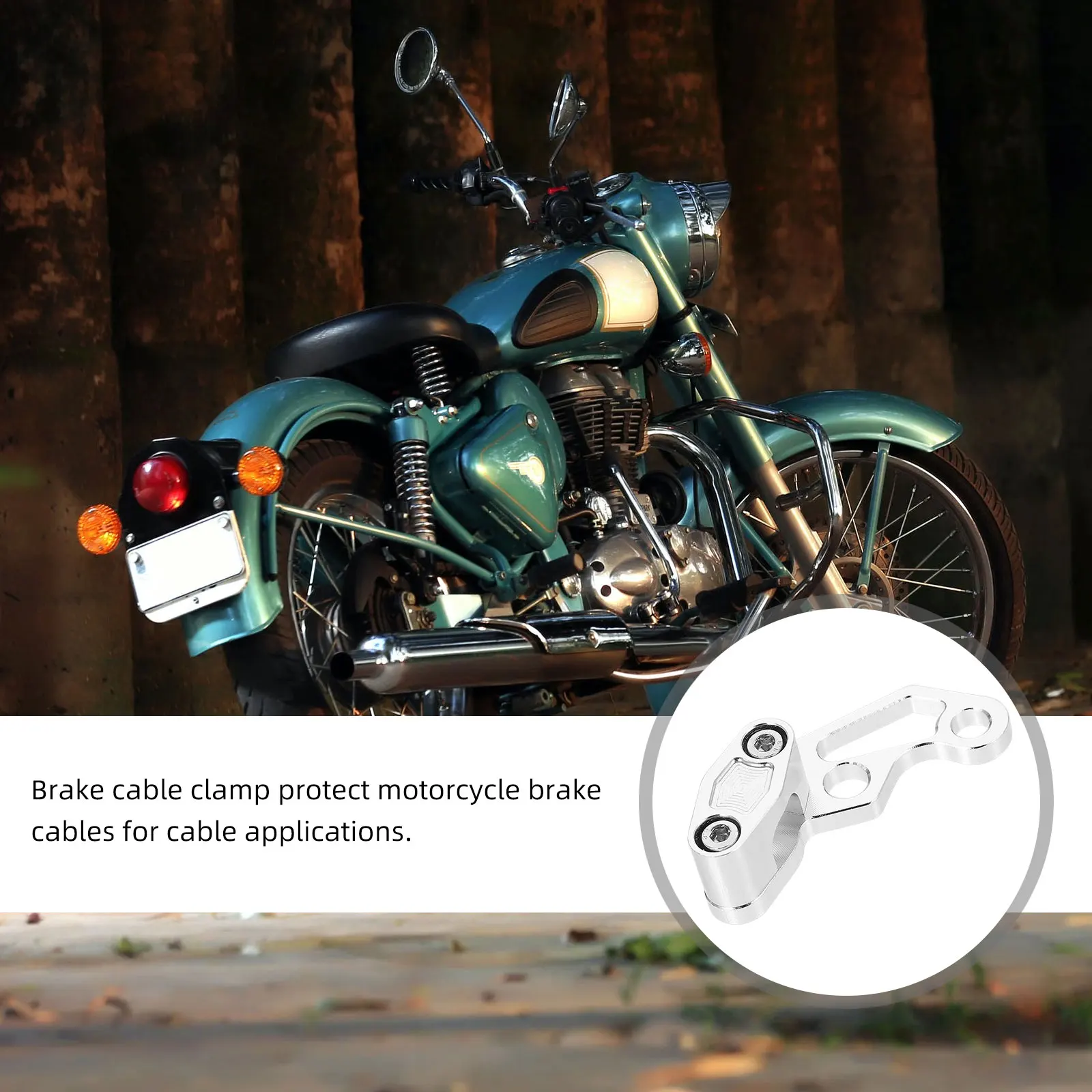 Motorcycle Brake Line Clamp Oil Pipe Cable Clip Durable Universal Fitment For Various Models Brake Cable Retaining Clip
Motorcycle Brake Line Clamp Oil Pipe Cable Clip Durable Universal Fitment For Various Models Brake Cable Retaining Clip