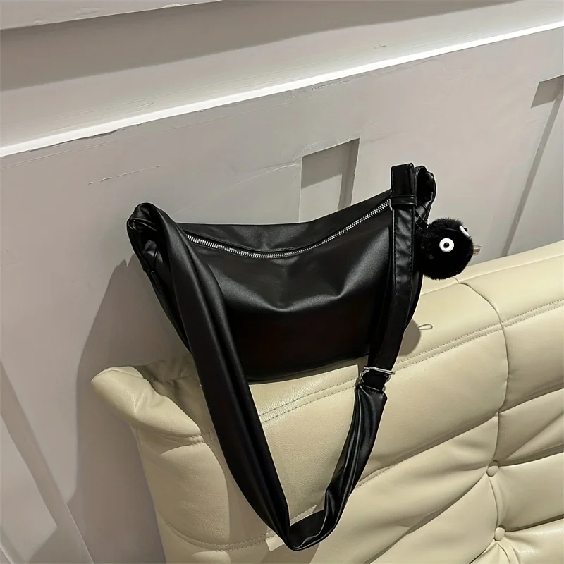 Fashion Shoulder Bag, PU Leather Casual Crossbody Dumpling Purse, Chic Design, Versatile For Work & Daily Use
Fashion Shoulder Bag, PU Leather Casual Crossbody Dumpling Purse, Chic Design, Versatile For Work & Daily Use