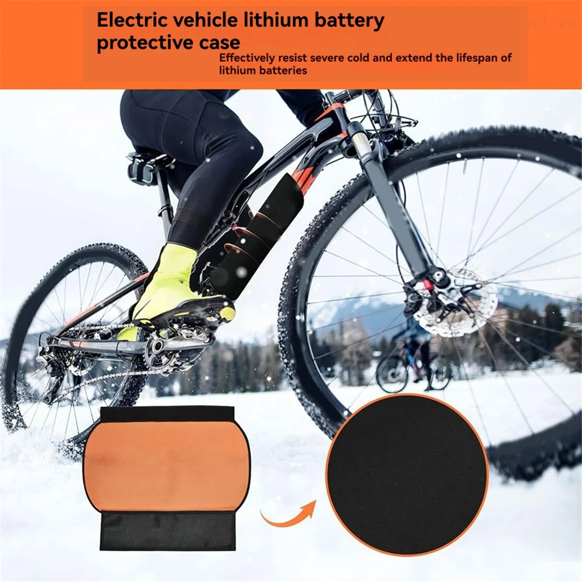 Lo-ok 2PCS Waterproof Neoprene Protective Cover for E-Bike Bicycle Battery Protective Cover for Battery Protection Cover
Lo-ok 2PCS Waterproof Neoprene Protective Cover for E-Bike Bicycle Battery Protective Cover for Battery Protection Cover