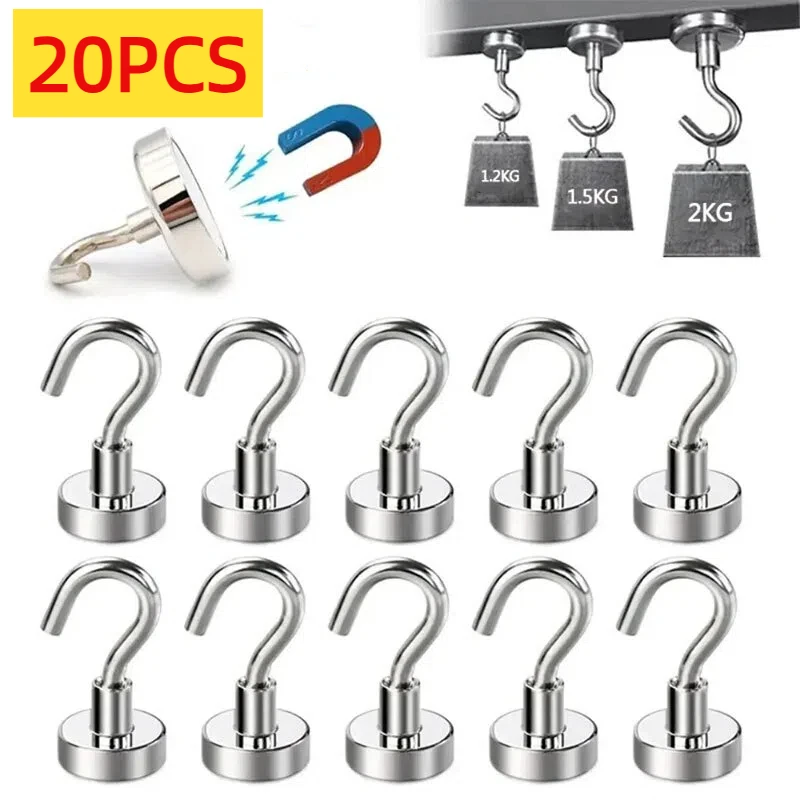 E10/12/16/25mm Strong Magnetic Hooks Multi-Purpose Storage Home Kitchen Bar Storage Key Storage Hooks Bathroom Hangers
E10/12/16/25mm Strong Magnetic Hooks Multi-Purpose Storage Home Kitchen Bar Storage Key Storage Hooks Bathroom Hangers