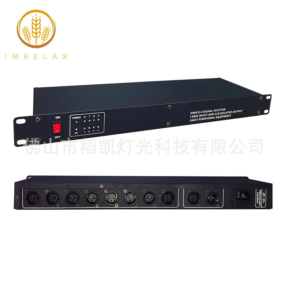 8-канальный усилитель сигнала DMX DMX512, сценический светильник, распределитель электрических сигналов, фотоэлектрическая изоляция, подвижный головной светильник Par li
8-канальный усилитель сигнала DMX DMX512, сценический светильник, распределитель электрических сигналов, фотоэлектрическая изоляция, подвижный головной светильник Par li