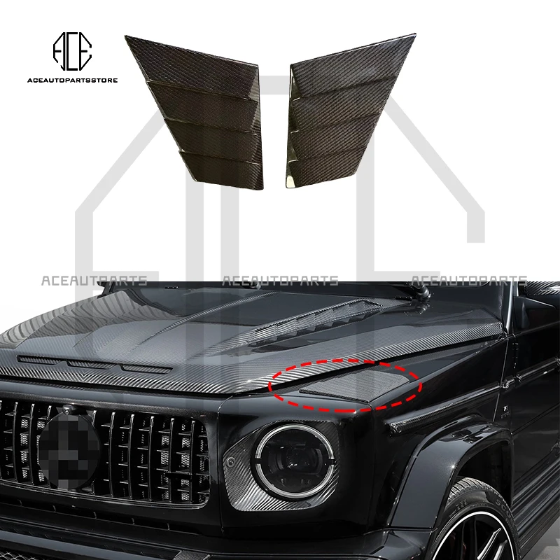 Dry Carbon Car Side Fender Air Vent Trim Cover For Benz G CLASS W463a W464 G550 G55 G63 G65 AMG 2019+ Topc Style
Dry Carbon Car Side Fender Air Vent Trim Cover For Benz G CLASS W463a W464 G550 G55 G63 G65 AMG 2019+ Topc Style