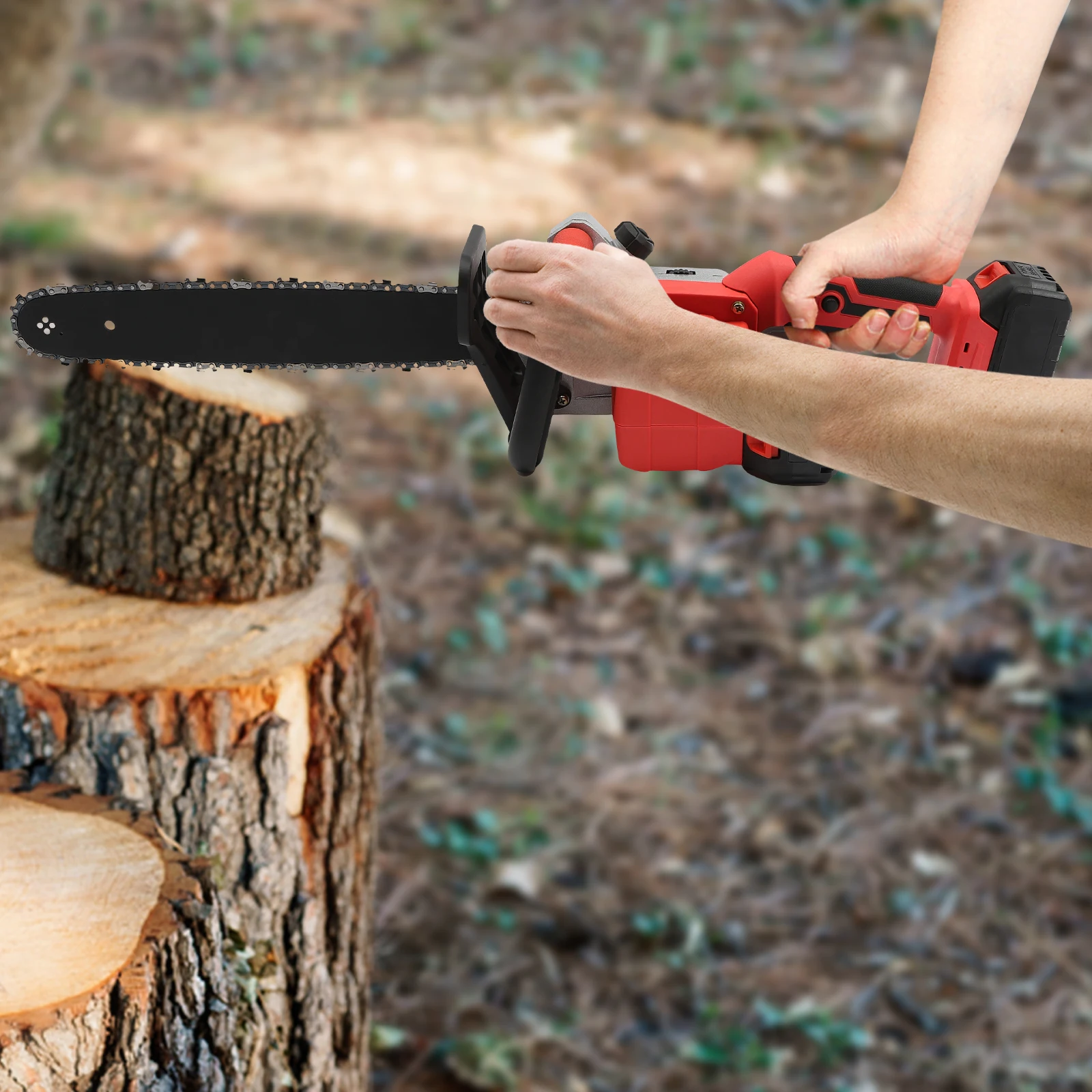 1800W Quiet Operation Safe Design Cordless Strong Battery Power Portable Chain Saw for Gardening
1800W Quiet Operation Safe Design Cordless Strong Battery Power Portable Chain Saw for Gardening