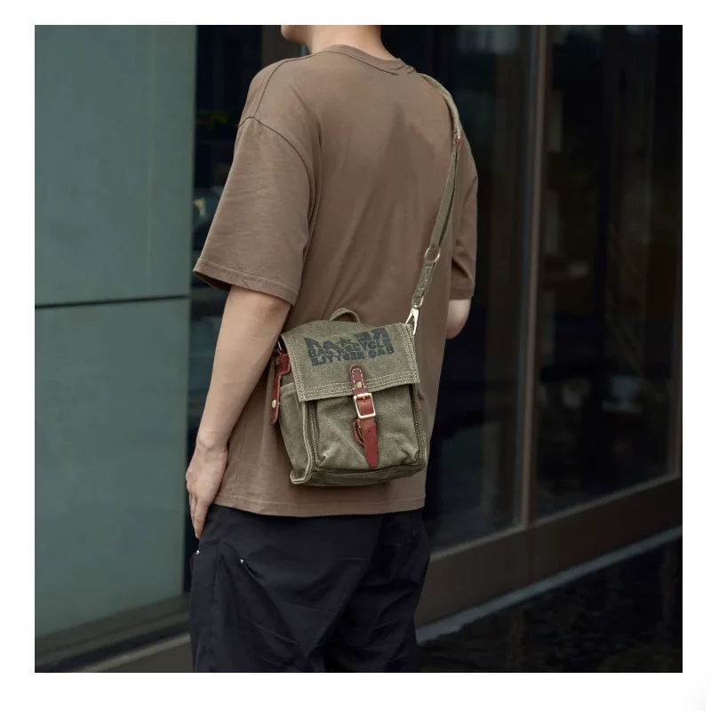 Retro Crossbody Bag Men's Cowhide Canvas Outdoor Phone Bag
Retro Crossbody Bag Men's Cowhide Canvas Outdoor Phone Bag