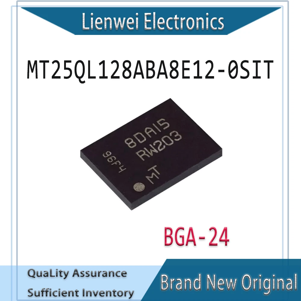 100% New Original RW203 MT25QL128ABA8E12 MT25QL128ABA8E12-0SIT MT25QL128 IC FLASH Chipset TPBGA-24
100% New Original RW203 MT25QL128ABA8E12 MT25QL128ABA8E12-0SIT MT25QL128 IC FLASH Chipset TPBGA-24
