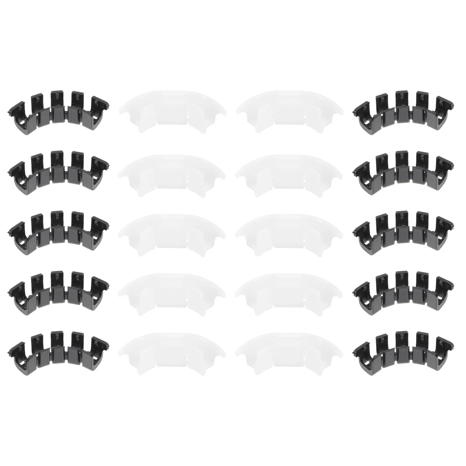 1 set Plant Bending Clips Curved Fixing Tomato Support Clamps Gardening Tools White Black Plastic Plant Grafting Flower Stems
1 set Plant Bending Clips Curved Fixing Tomato Support Clamps Gardening Tools White Black Plastic Plant Grafting Flower Stems