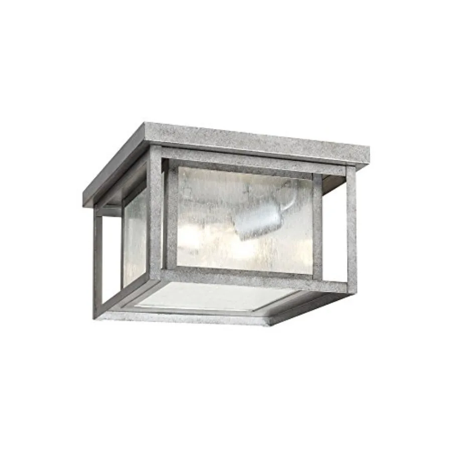 78027-57 Two Light Outdoor Ceiling Flush-Mount 2-Light cETL Listed Safety Rated for Wet Locations - Flush Mount Aluminum Constr
78027-57 Two Light Outdoor Ceiling Flush-Mount 2-Light cETL Listed Safety Rated for Wet Locations - Flush Mount Aluminum Constr