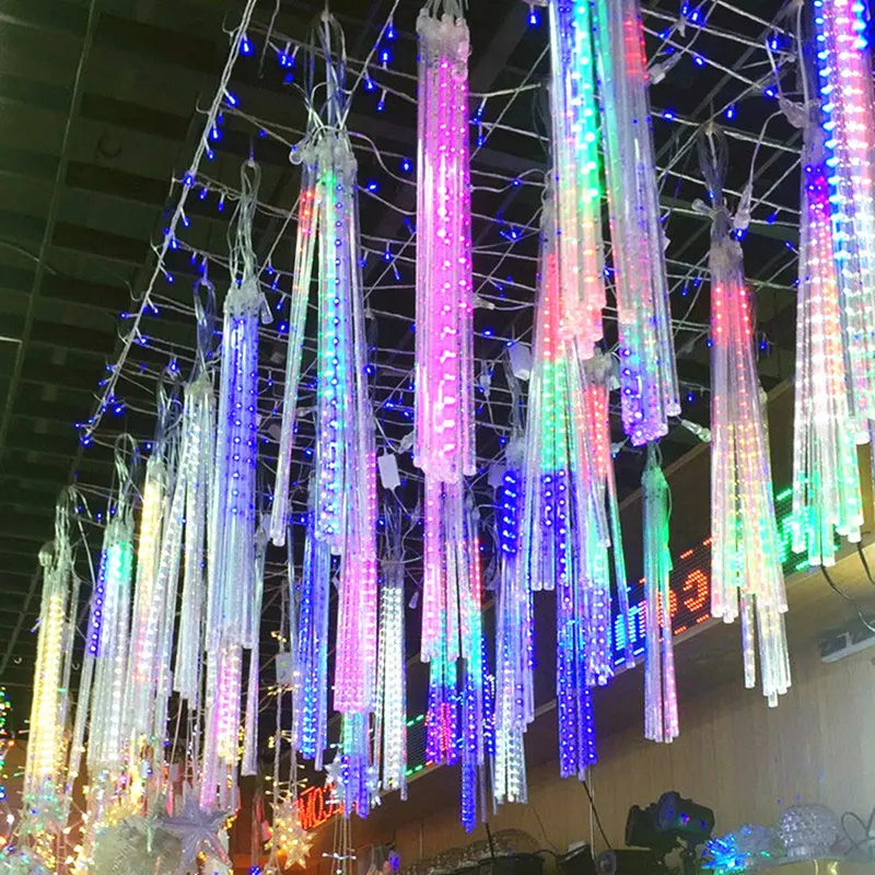 1/2/3/4 Set Meteor Shower Garland Holiday Light Outdoor Waterproof Fairy Festoon Lights Garden Street Christmas New Year Decor
1/2/3/4 Set Meteor Shower Garland Holiday Light Outdoor Waterproof Fairy Festoon Lights Garden Street Christmas New Year Decor