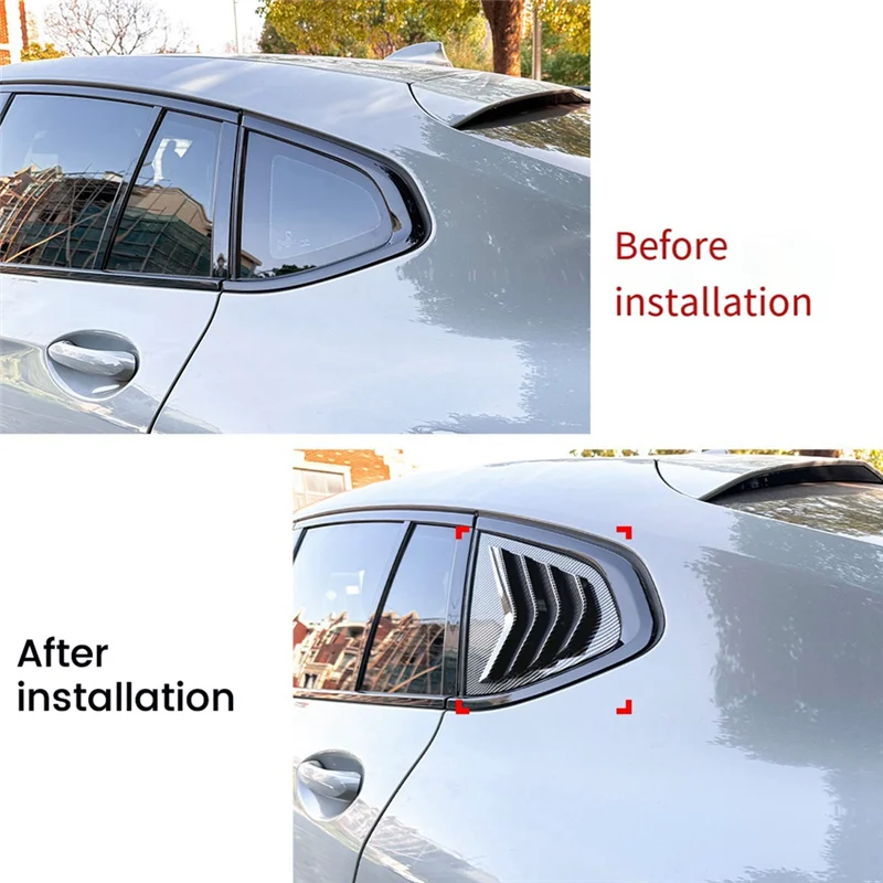 B07A-Triangle Louver Cover Sticker Car Windows Triangular Trim For BMW X4 G02 2018+ 1 Pair Carbon Fiber
B07A-Triangle Louver Cover Sticker Car Windows Triangular Trim For BMW X4 G02 2018+ 1 Pair Carbon Fiber