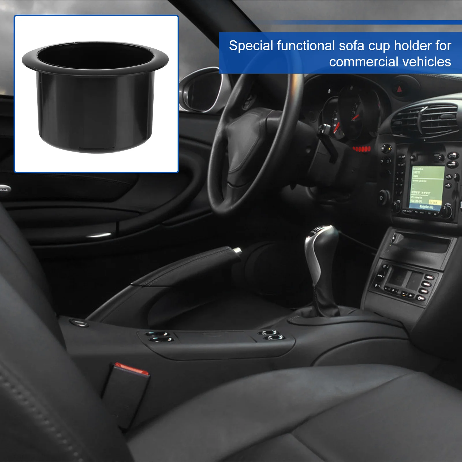 2Pcs Business Car Cup Holder Insert Black Plastic Heavy Duty Drop Business Vehicles Sofa Boat Rv Deck Spill Guard
2Pcs Business Car Cup Holder Insert Black Plastic Heavy Duty Drop Business Vehicles Sofa Boat Rv Deck Spill Guard