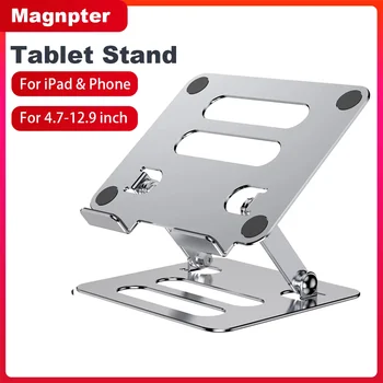 Adjustable Tablet Stand Mini Laptop Stand Desk Folding Stand Desktop Holder Compatible for IPad Pro 9.7 10.5 11 12.9 Mini 5 4 3