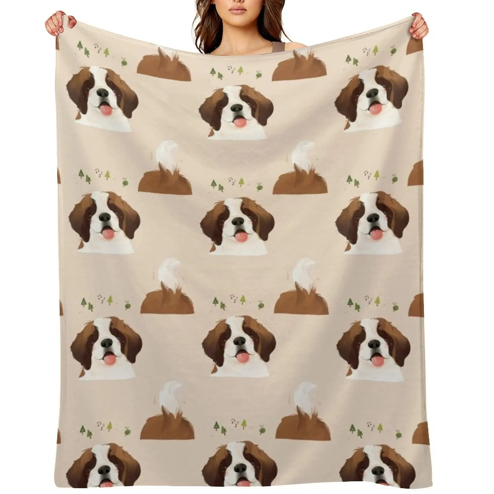 St. Bernard Pet Dog Illustration Portrait Throw Blanket blankets ands Tourist Soft Big Blankets Sofas Of Decoration Blankets
St. Bernard Pet Dog Illustration Portrait Throw Blanket blankets ands Tourist Soft Big Blankets Sofas Of Decoration Blankets