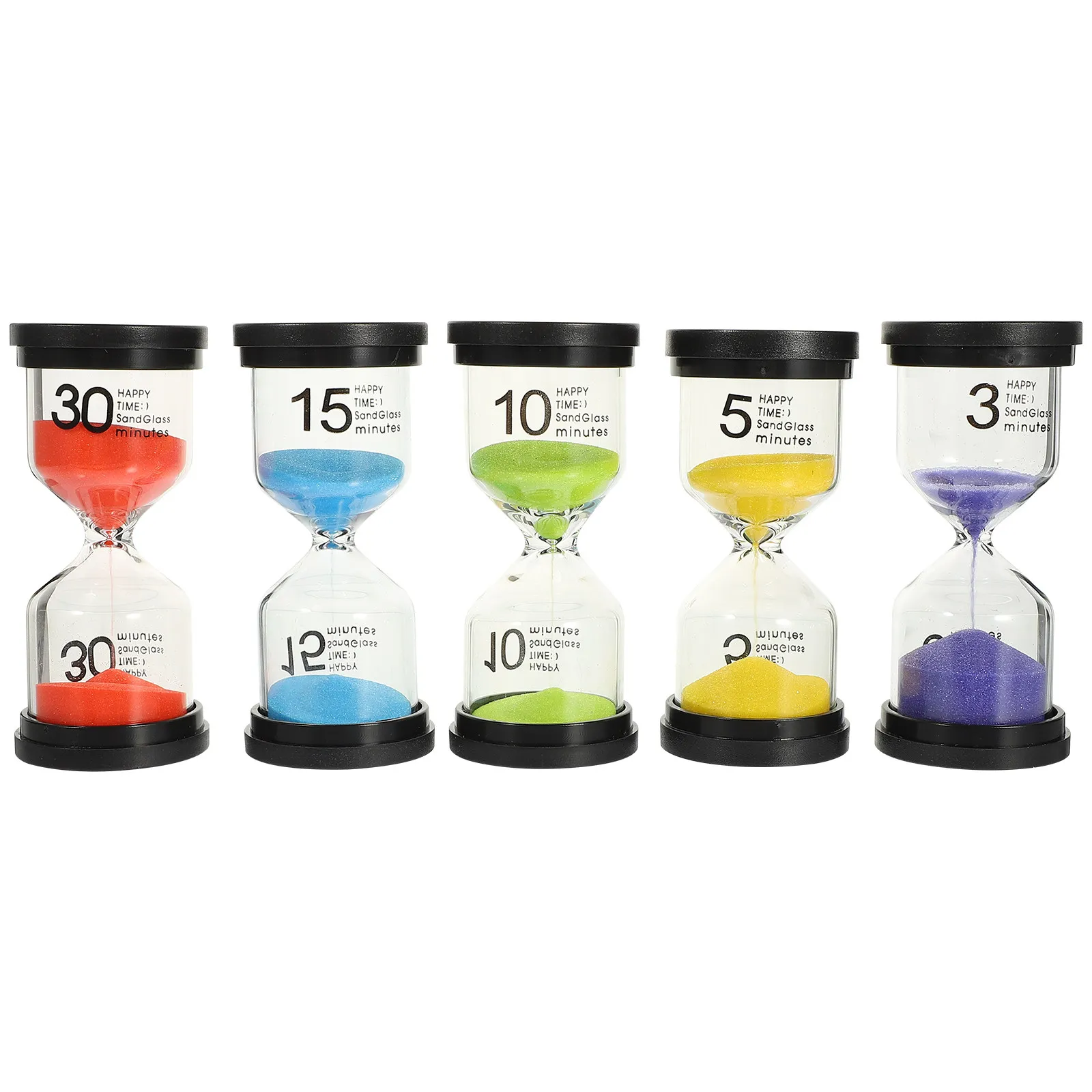 5Pcs Kids Hourglass Timer Reusable Tooth Brushing Sand Timer Desktop Home Decor Fine Workmanship Classic Shape Gift Idea
5Pcs Kids Hourglass Timer Reusable Tooth Brushing Sand Timer Desktop Home Decor Fine Workmanship Classic Shape Gift Idea