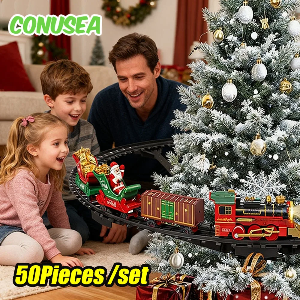 Рождественский поезд, подарки, электрическая дорожка, игрушечный автомобиль, детский железнодорожный локомотив, грузовики с подсветкой, музыкальная модель, игрушки для мальчиков и девочек
Рождественский поезд, подарки, электрическая дорожка, игрушечный автомобиль, детский железнодорожный локомотив, грузовики с подсветкой, музыкальная модель, игрушки для мальчиков и девочек