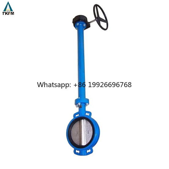 Supplier Pn 10 Wafer Type Casting Iron Extension Long Stem Gearbox butterfly Valve with Spindle
Supplier Pn 10 Wafer Type Casting Iron Extension Long Stem Gearbox butterfly Valve with Spindle