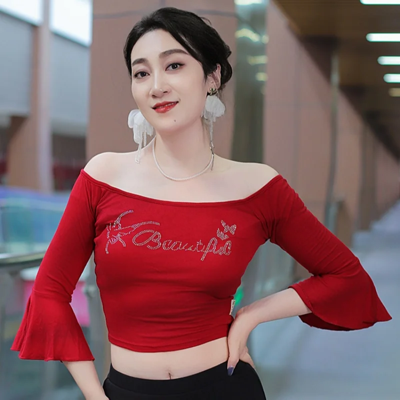 Осень/зима, новый топ для танца живота, спортивные топы для фитнеса и танцев для взрослых и женщин, топы для профессиональной практики восточных танцев
Осень/зима, новый топ для танца живота, спортивные топы для фитнеса и танцев для взрослых и женщин, топы для профессиональной практики восточных танцев