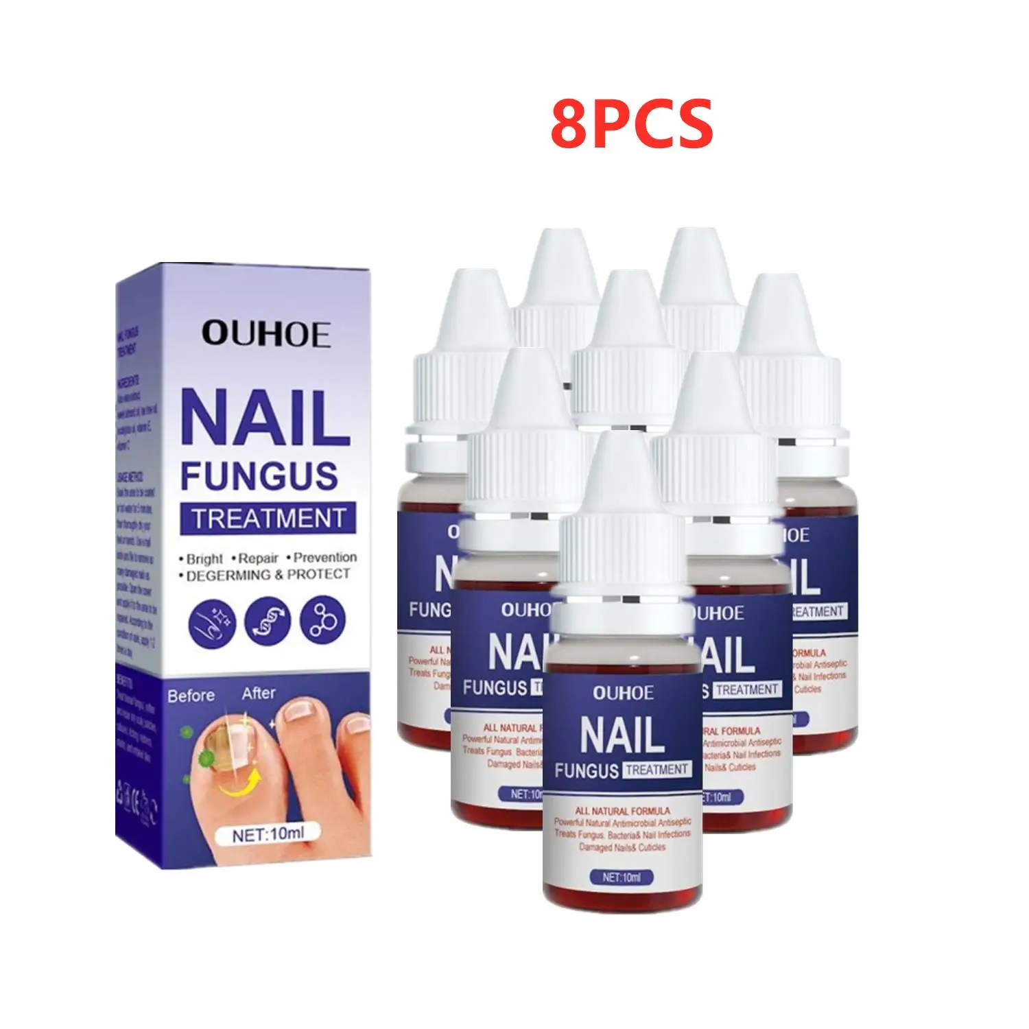 8X Effective Nail Fungus Treatment Oil Foot Nail Repair Toenail Cuticle Remover Oil Anti Infection Toenail Fungus Treatment 10ML
8X Effective Nail Fungus Treatment Oil Foot Nail Repair Toenail Cuticle Remover Oil Anti Infection Toenail Fungus Treatment 10ML