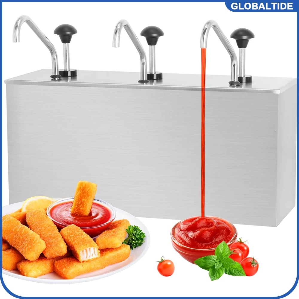 Stainless Steel Sauce Dispenser Pump Commercial Condiment Pump Station Pumps Dispenser for Ketchup Syrup Dressing BBQ Sauce
Stainless Steel Sauce Dispenser Pump Commercial Condiment Pump Station Pumps Dispenser for Ketchup Syrup Dressing BBQ Sauce